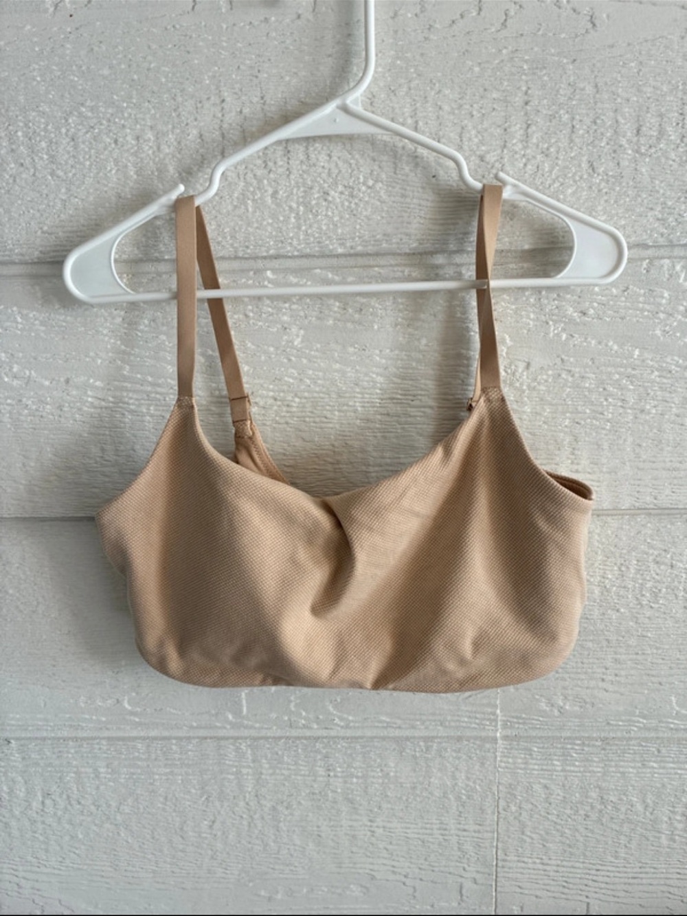 aerie Beige Seamless Light-Support Bralette